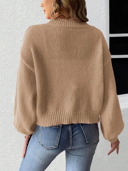 Women Crop Cardigan