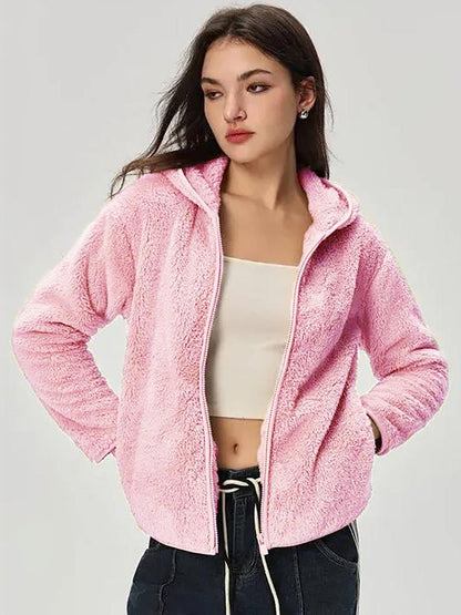 Women Woollen Lightweight Puffer Jacket