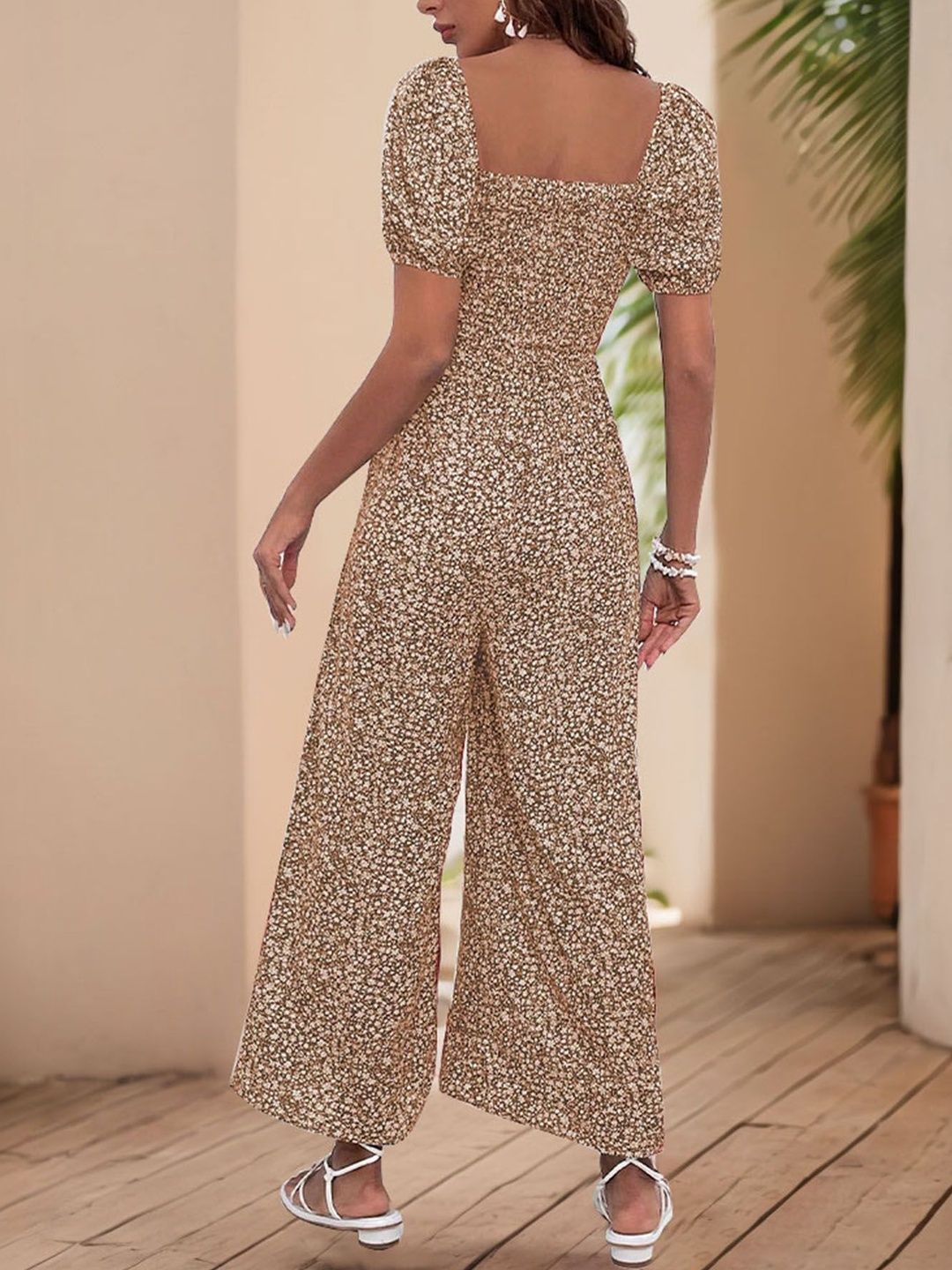 Printed Basic Jumpsuit