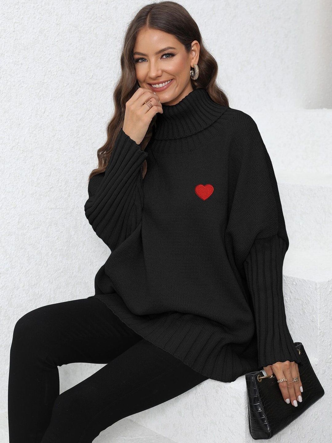 Women Pullover with Embroidered Detail