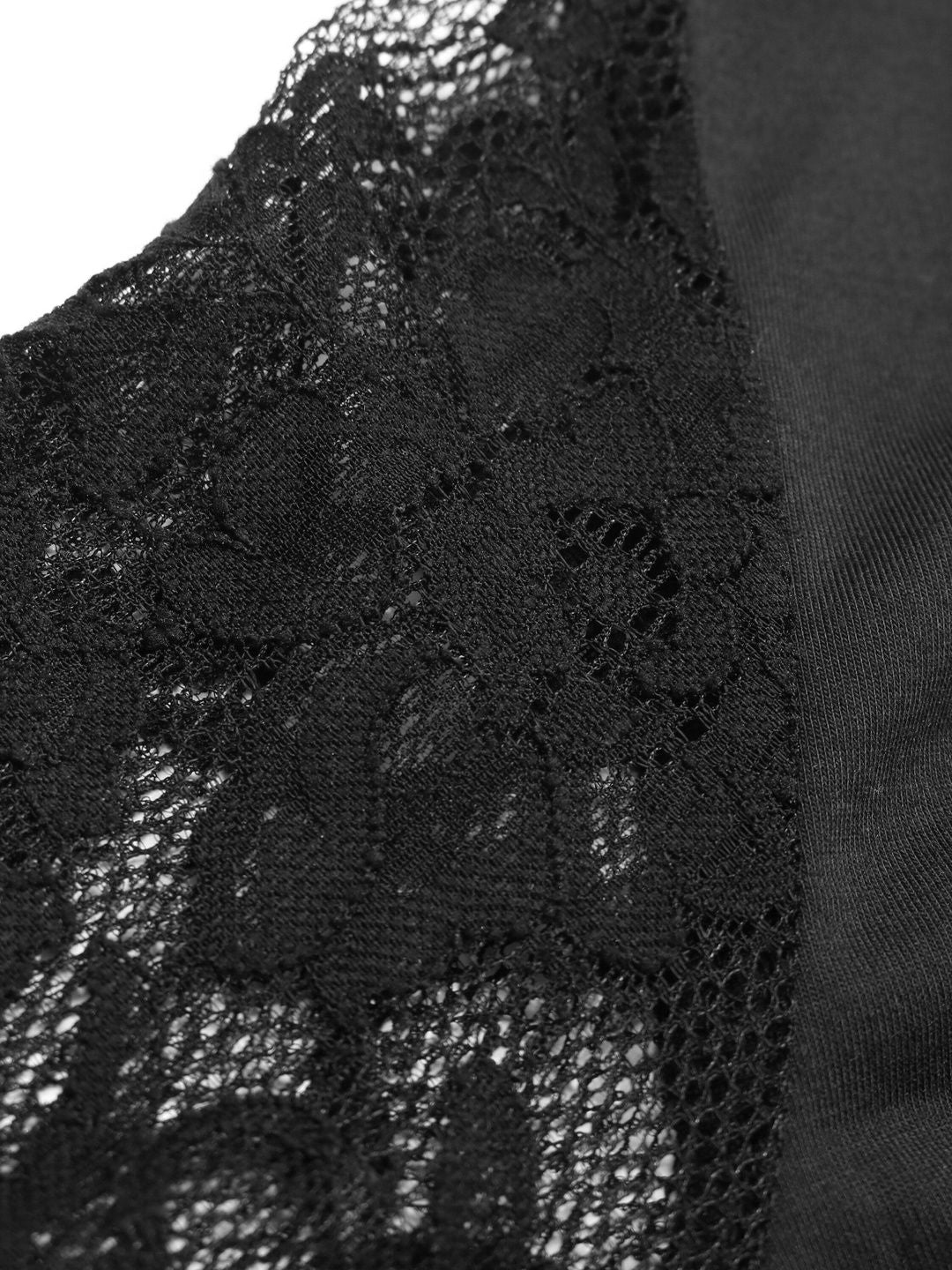 Women's Black Top Blend Printed Regular Fit