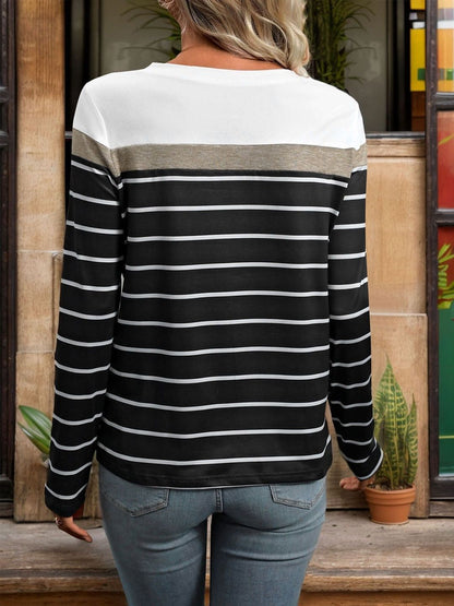 Women Striped T-shirt