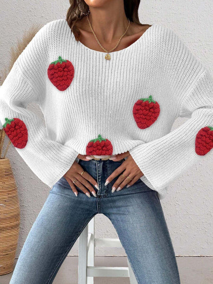 Women Pullover with Applique Detail