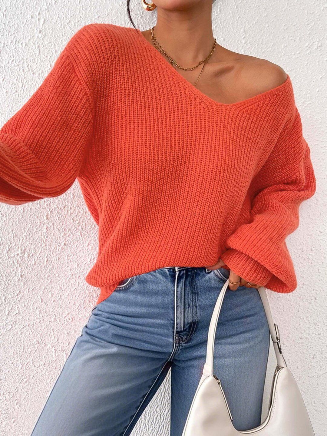 Women Ribbed Pullover