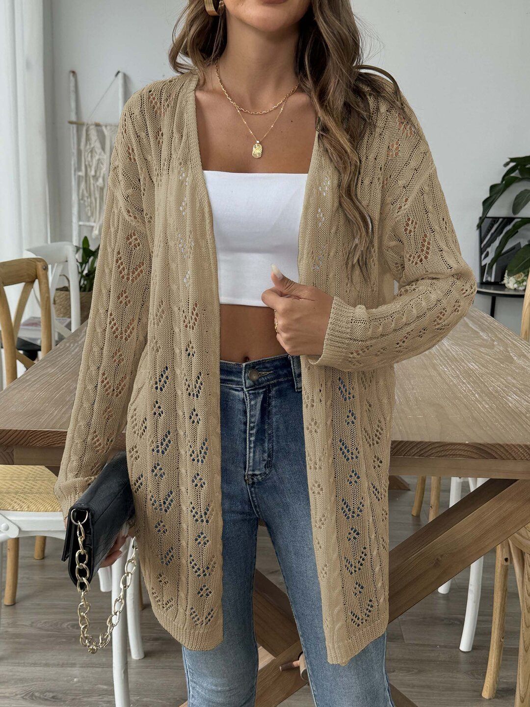 Women Longline Shrug