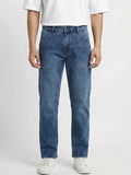 Men Straight Fit Low-Rise Light Fade Stretchable Jeans