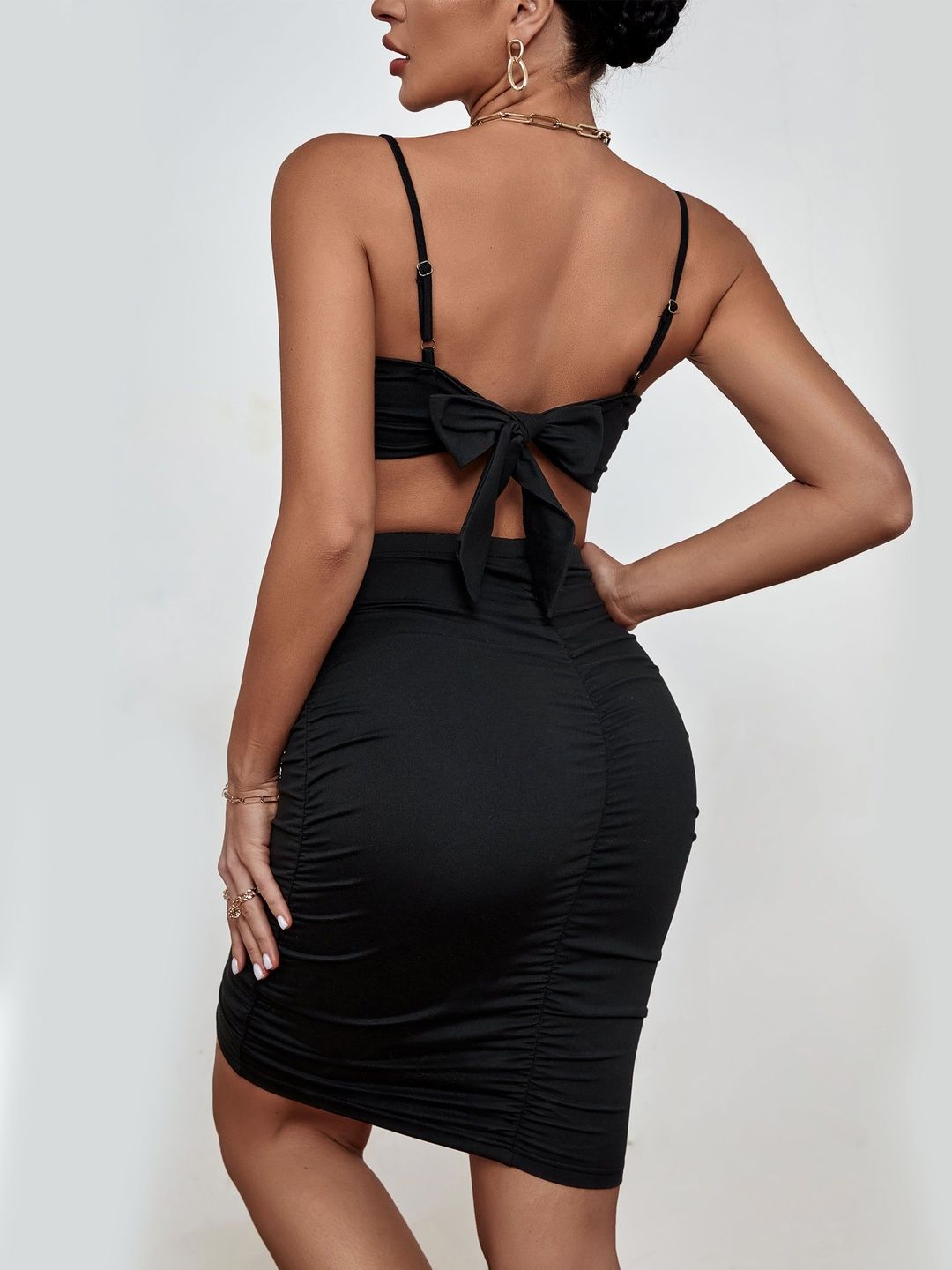 Shoulder Straps Top & Skirt Co-Ords