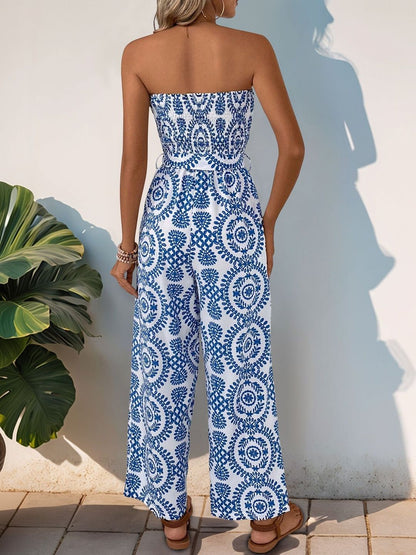 Printed Basic Jumpsuit