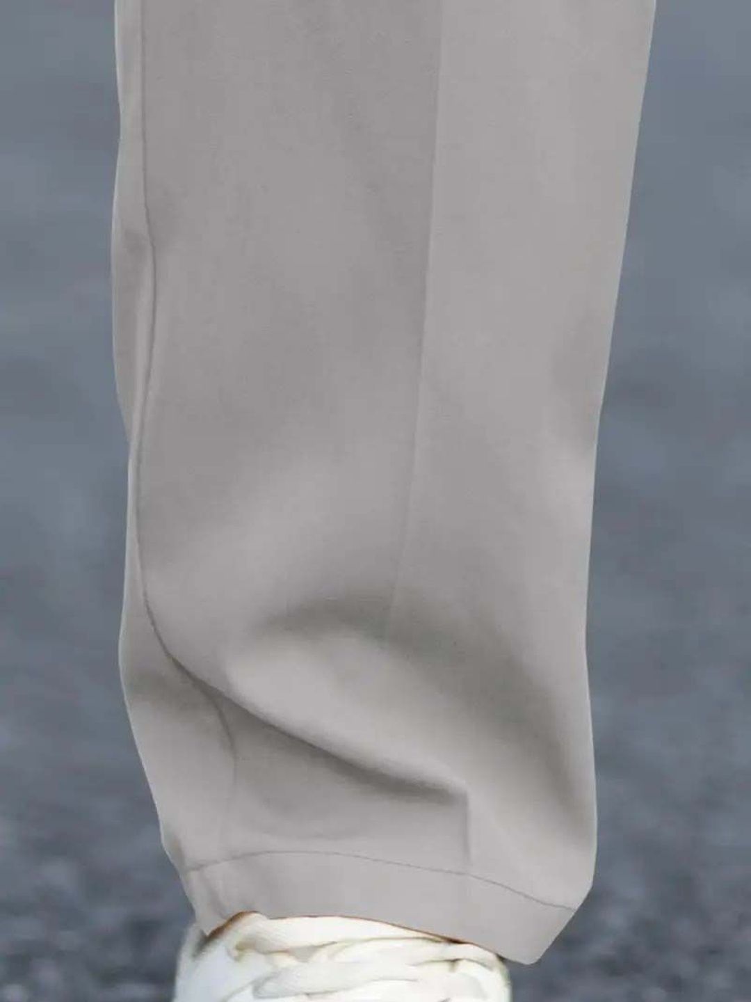 Men Straight Fit Wrinkle Free Pleated Trousers