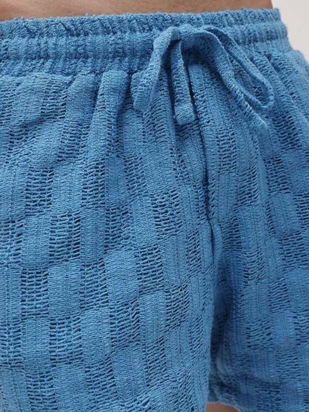 Woven Design Shirt with Shorts