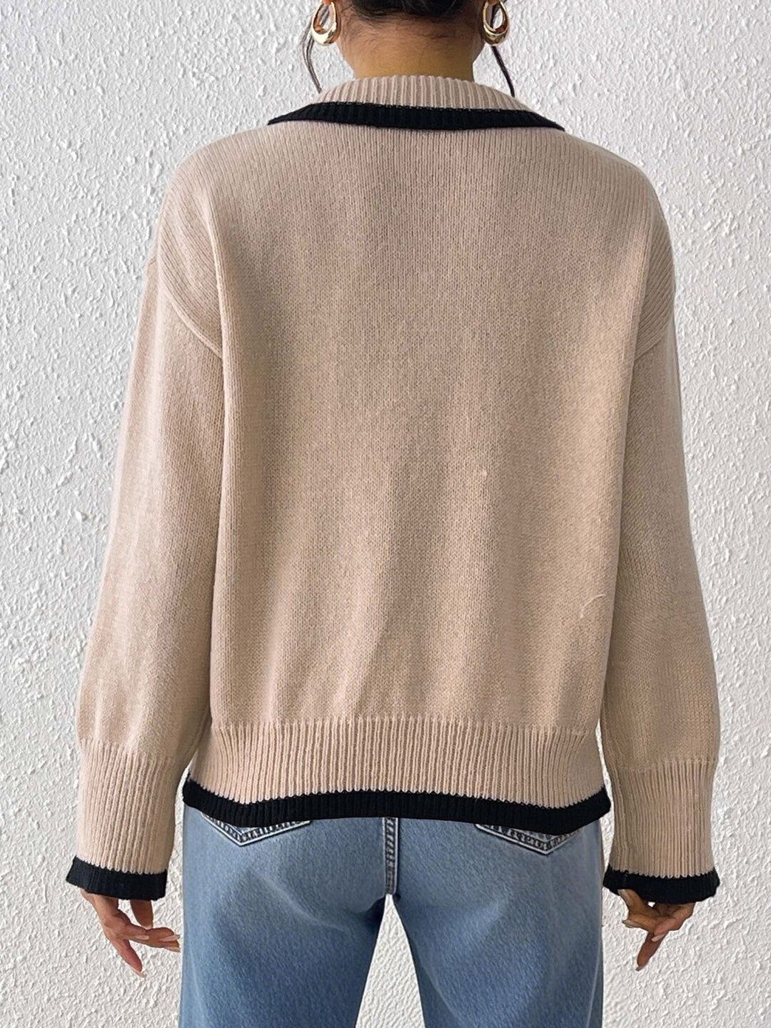 Women Colourblocked Pullover