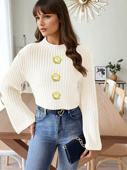 Women Cable Knit Pullover