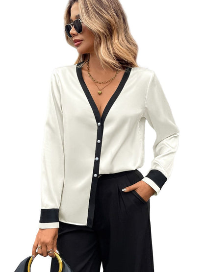 NOWI Colourblocked Top - Nowi Korean Fashion