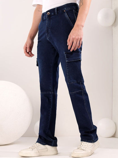 Men Regular Fit Mid-Rise Jeans